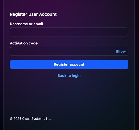 New User Account