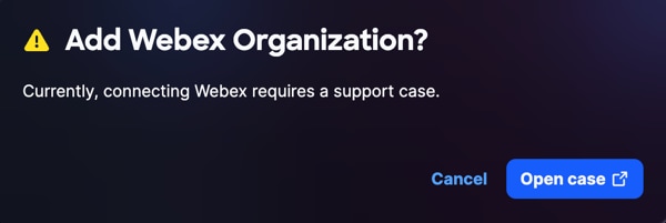 Add Webex