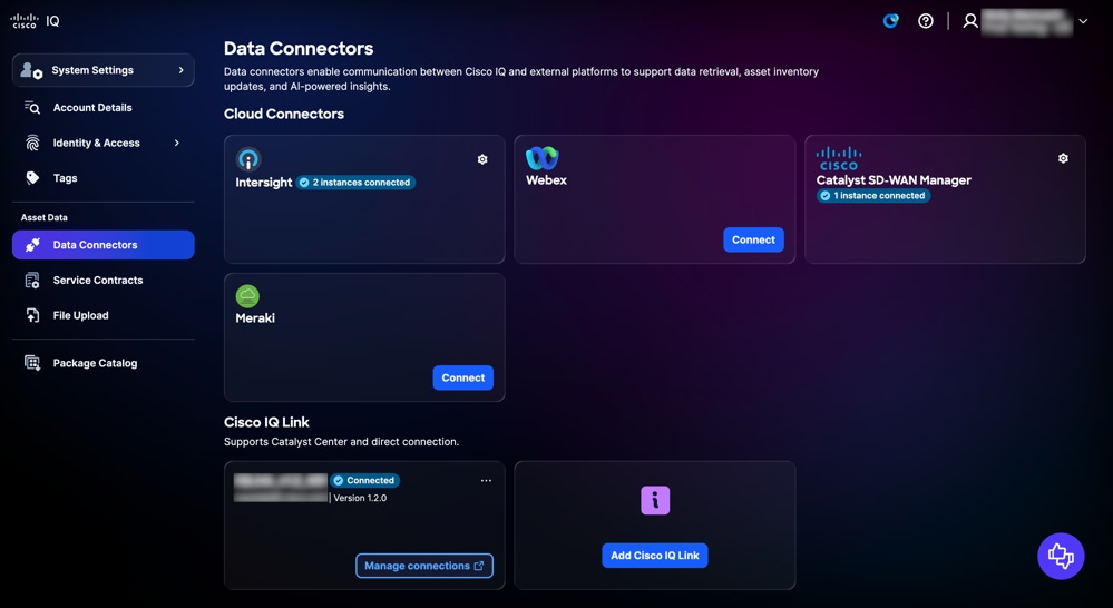 Cloud Connectors Settings