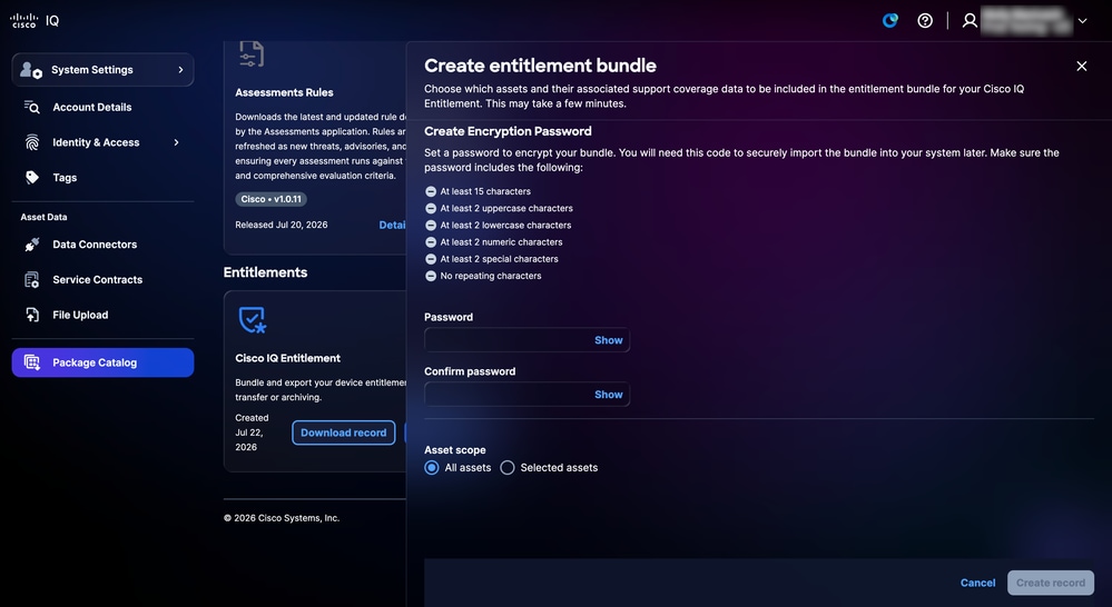 Create Entitlement Bundle