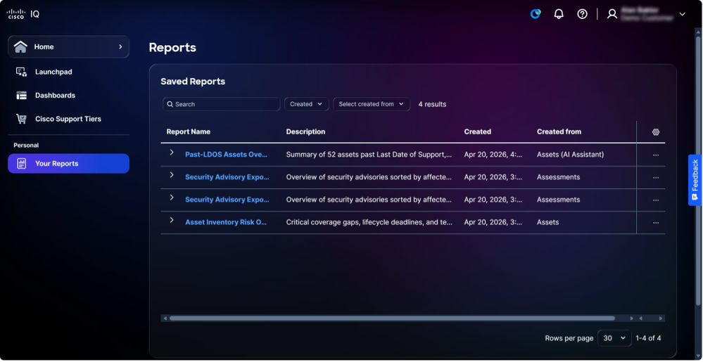 Your Reports