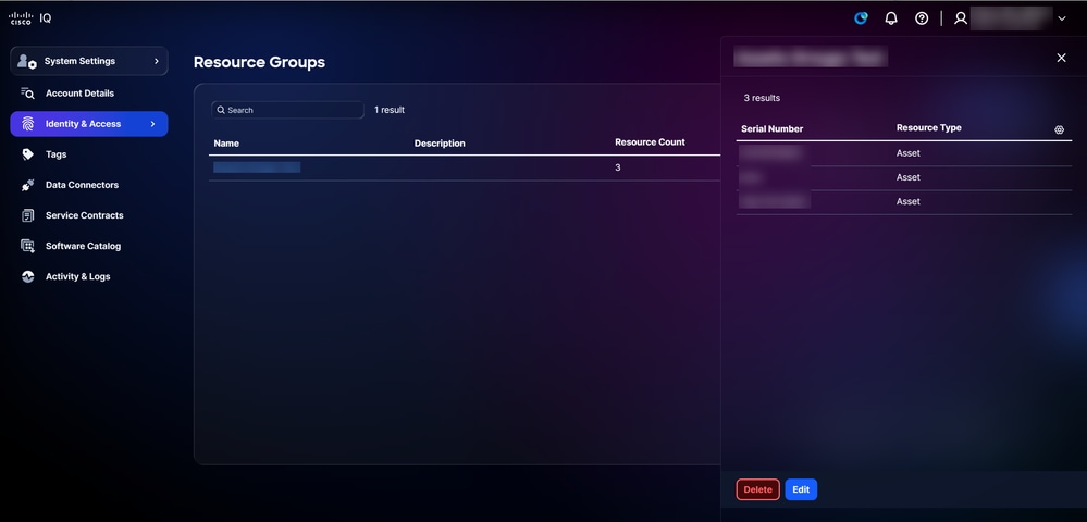 Resource Group Details