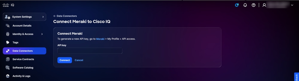 Connect Meraki