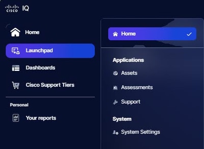 Home Menu