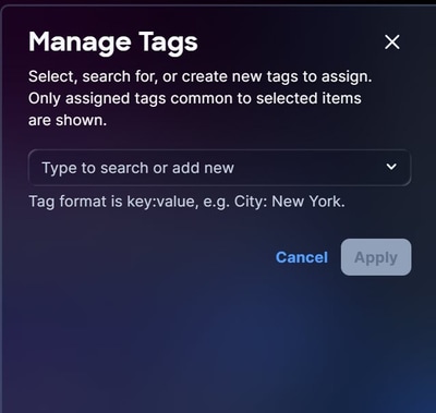 Assigning Tags