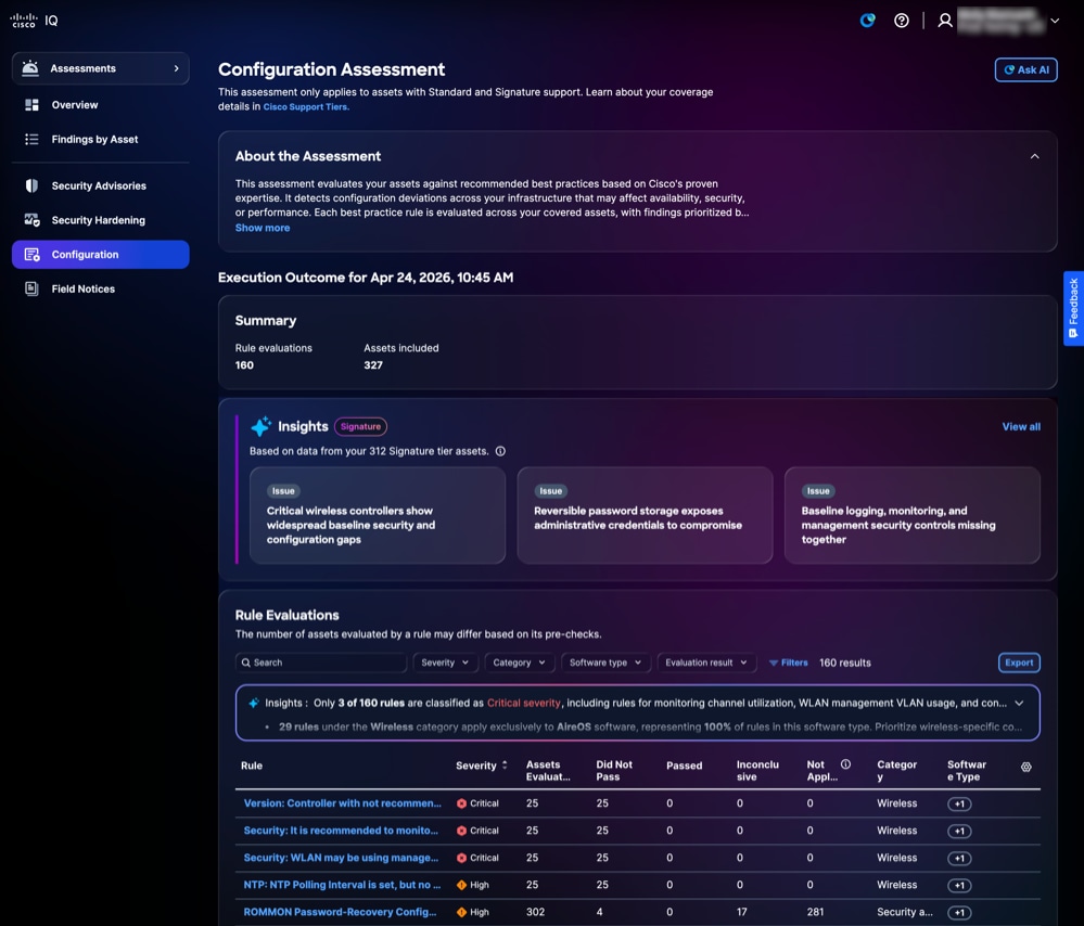 Configuration Assessment