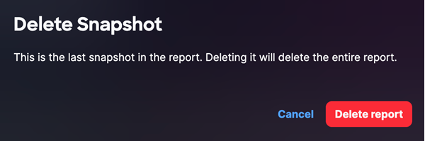 Delete Report