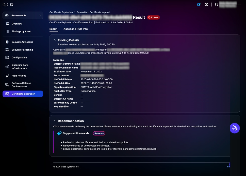 Certificate Expiration