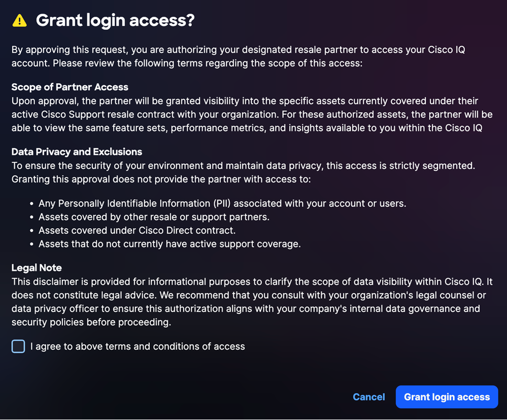 Grant Login Access
