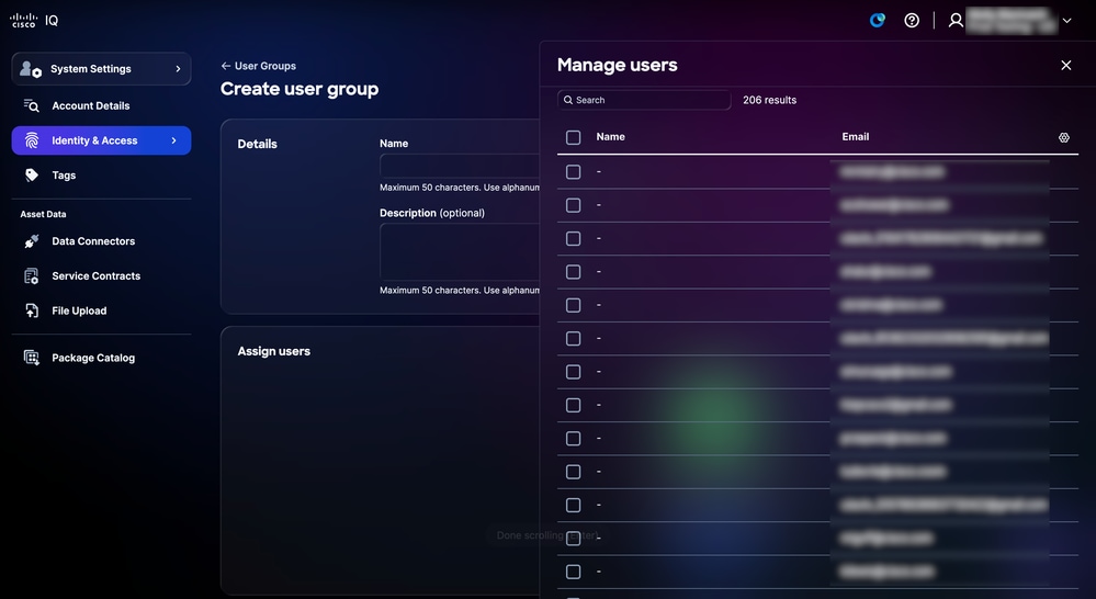 Manage Users