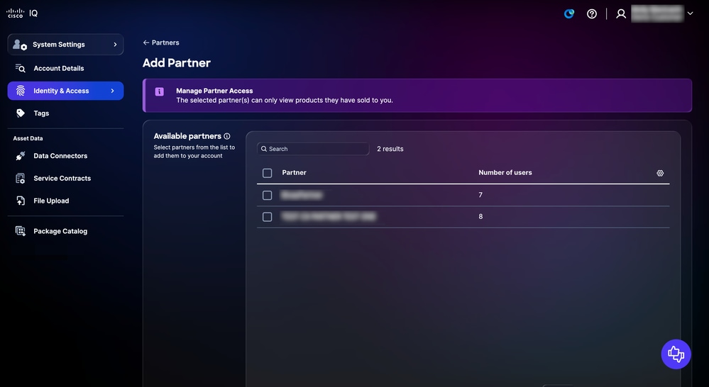 Add Partner