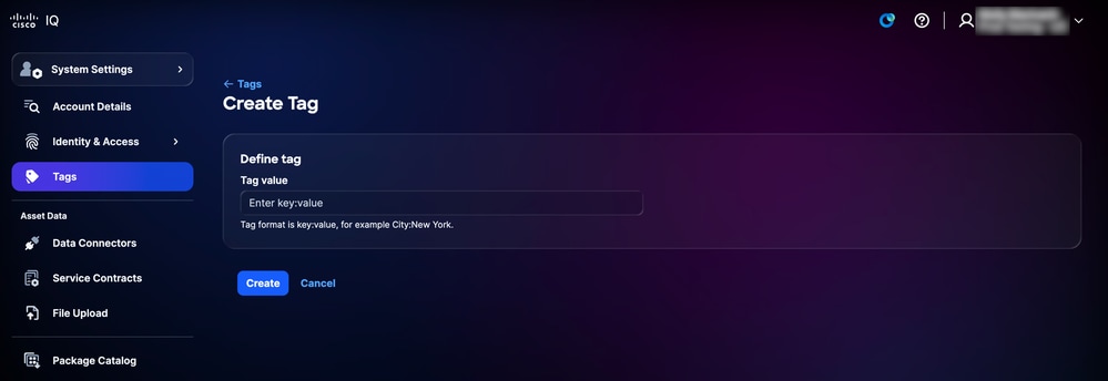 Create Tag