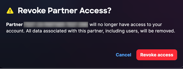 Revoke access
