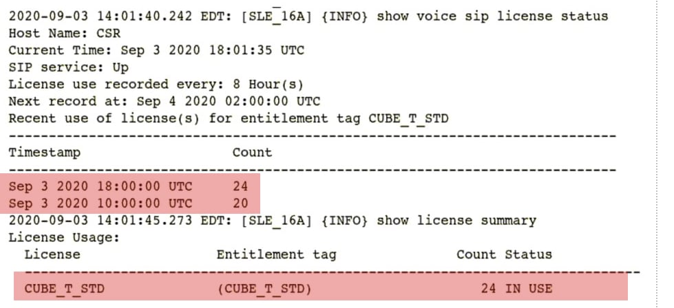 Command Output