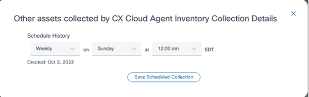 Configure Scan Schedule