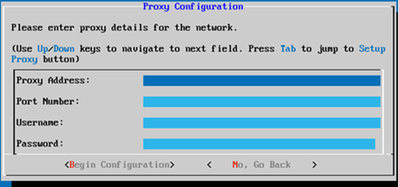 Proxy Configuration
