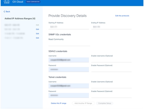 Provide Discovery Details