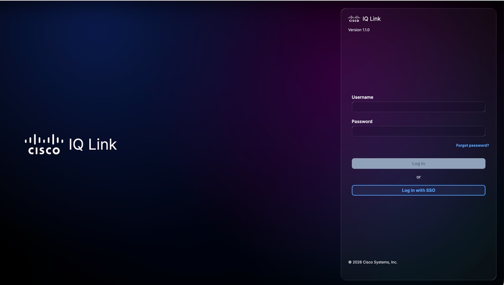 Cisco IQ Link Login