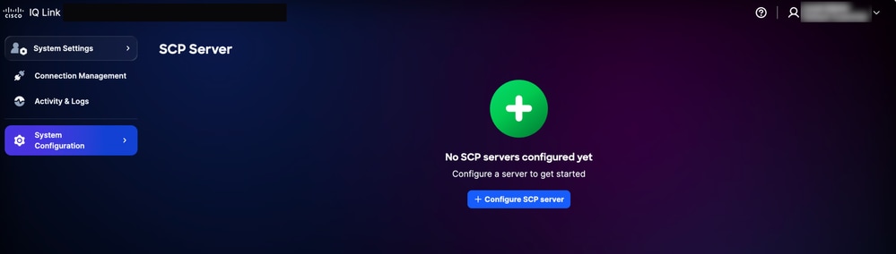 SCP Server Home page