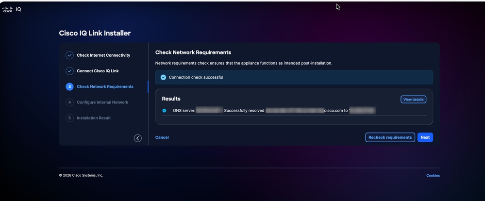 Check Network Requirements