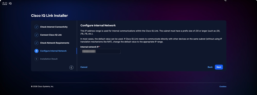 Configure Internal Network