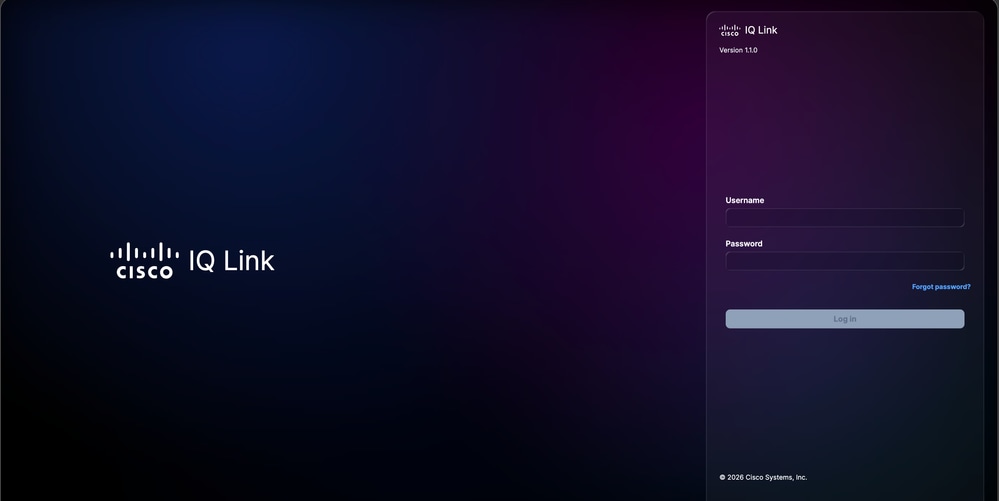 Cisco IQ Link Login