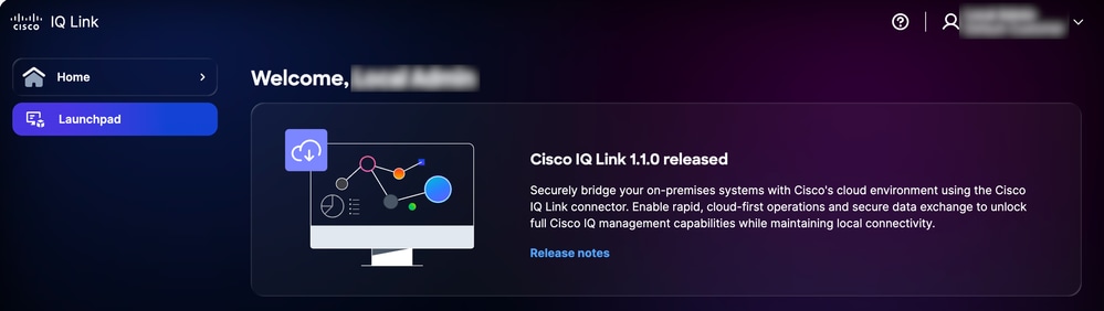 Cisco IQ Link Successful Installation