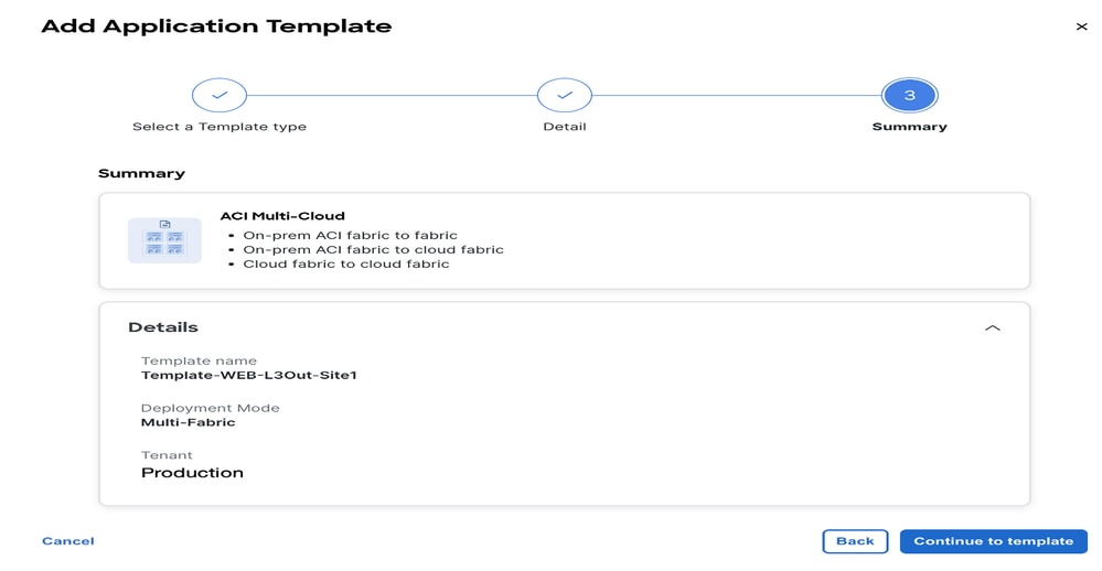 Template-WEB-L3Out-Site1 Details