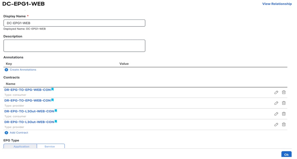 Add DR-Contracts in DC-EPG1-WEB