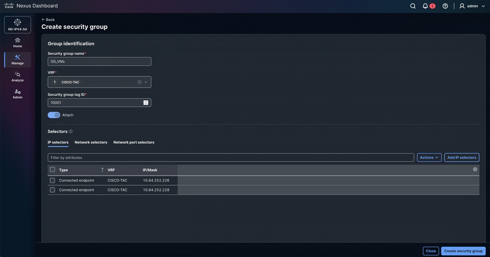 Create Security Group