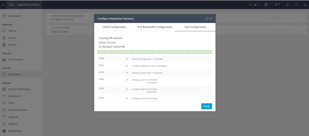 DR Network Configuration