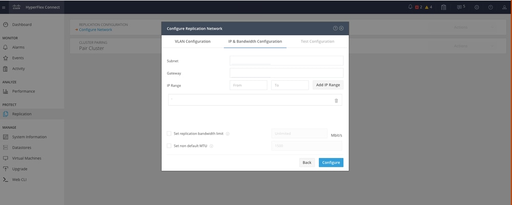 Configuring Network Second Cluster