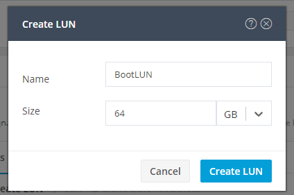 Configure Hyperflex for iSCSI - Create LUN