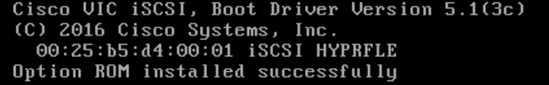 Configure IMM - Iscsi target discovered