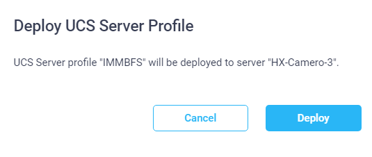 Configure IMM - Deploy service profile