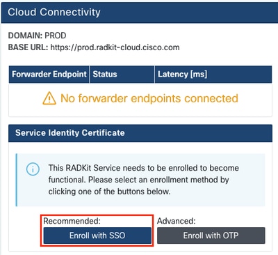 RADKit enrolment