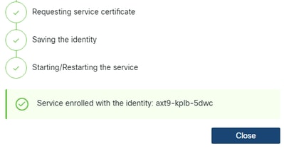 Inscripción en RADKit completada