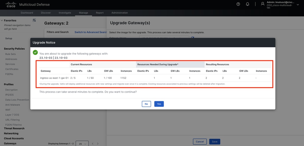 Image 6. Resource allocation in the cloud service provider.