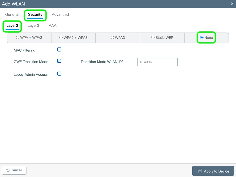 Create WLAN 2.1