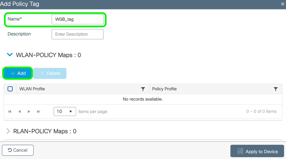 Create Policy Tag 2