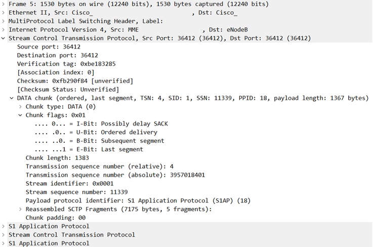 First Data Chunk in the Last Segment