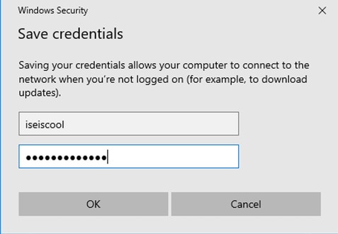 Manually Adding User Credentials