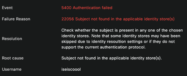 Authentication Details