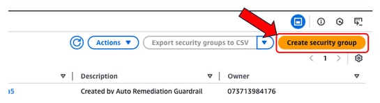 Create Security Group