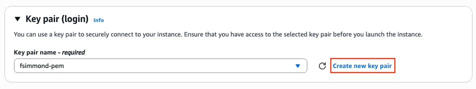Configure the Key Pair for Remote Access