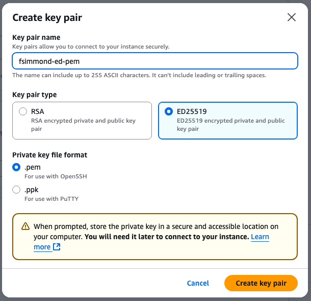 Create Perm Key
