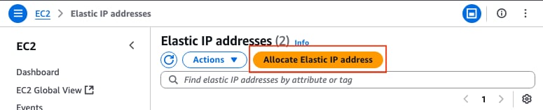 Create and Associate an Elastic IP to the Public ENI of the Instance