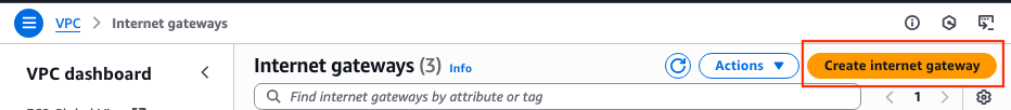 Create and Configure an Internet Gateway