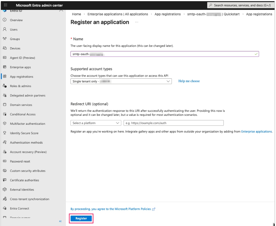 Register an Application