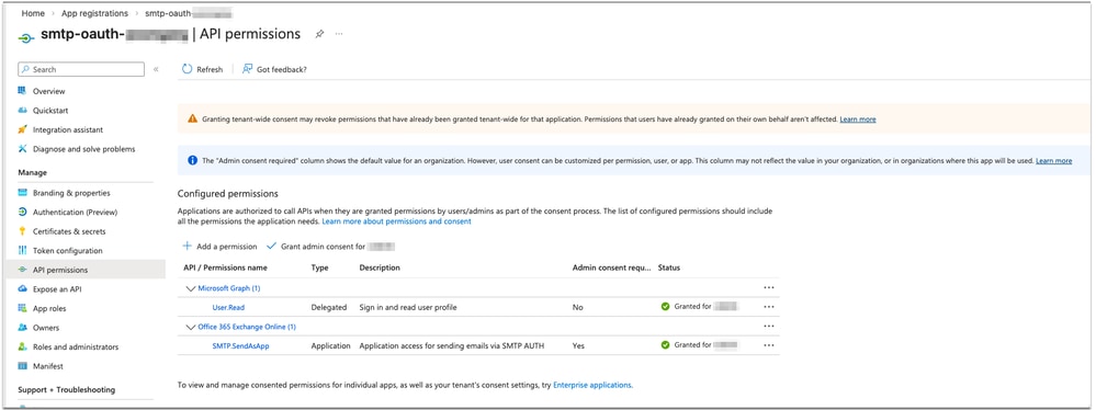 Assign API Permission to Application